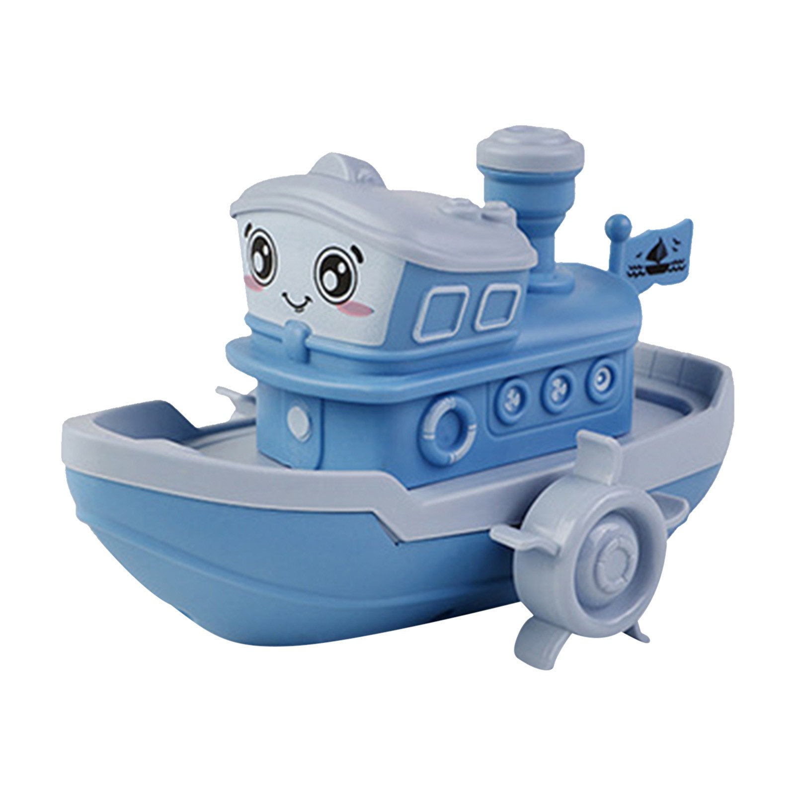 thumbnail image 2 of Juguete Barco de Baño de Viento - Plástico, Fomenta las Habilidades Motoras - para la Hora del Baño de los Niños, Juego Educativo - para Niños y Niñas, 2 of 2
